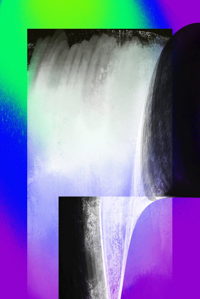 Vibrant Digital Flow by Jilli Darling