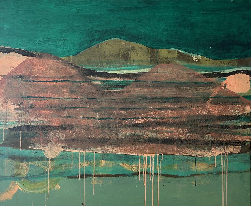 Abstract Layered Hills by Joackim Schou Dahle