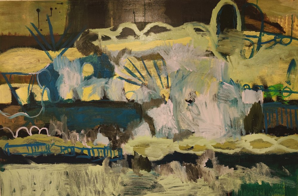 Serene Abstract Garden by Joackim Schou Dahle