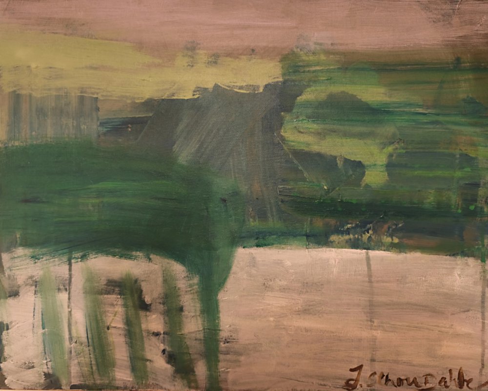Serene Green Landscape by Joackim Schou Dahle