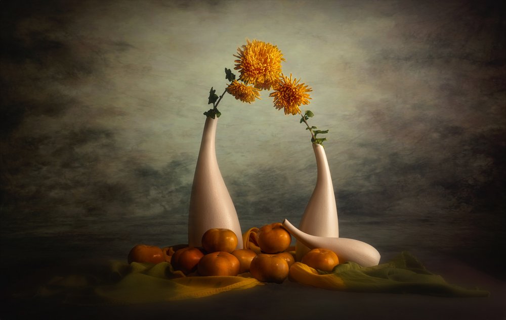 Autumn Harvest Still Life by John-Mei Zhong