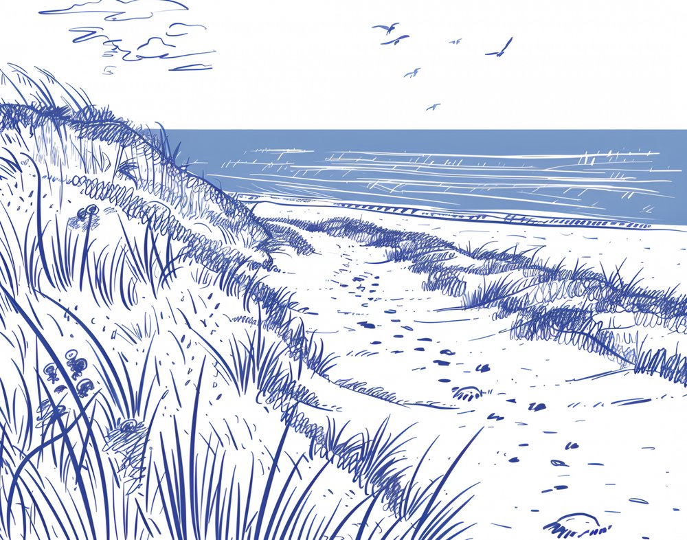 Coastal Dune Path by Jolly and Dash