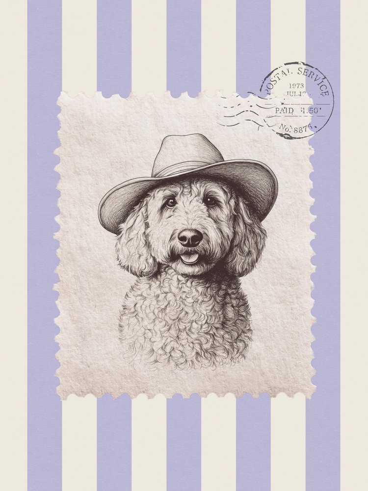 Cowboy Doodle Stamp by Jolly and Dash