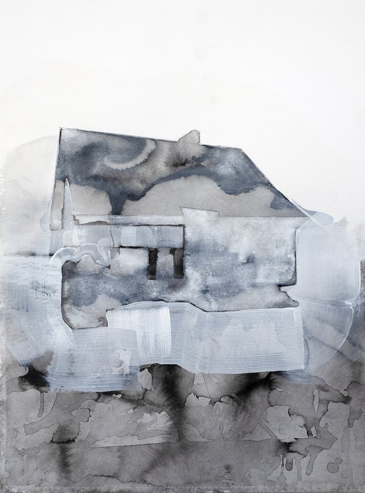 Abstract Grey House by Joshua Hoskins