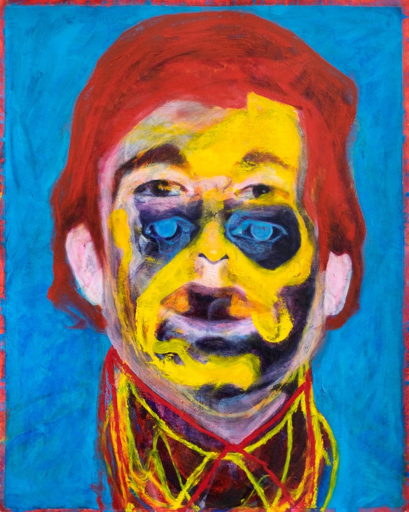 Colorful Abstract Portrait by Joshua Hoskins