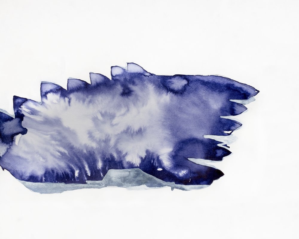 Deep Blue Abstraction by Joshua Hoskins