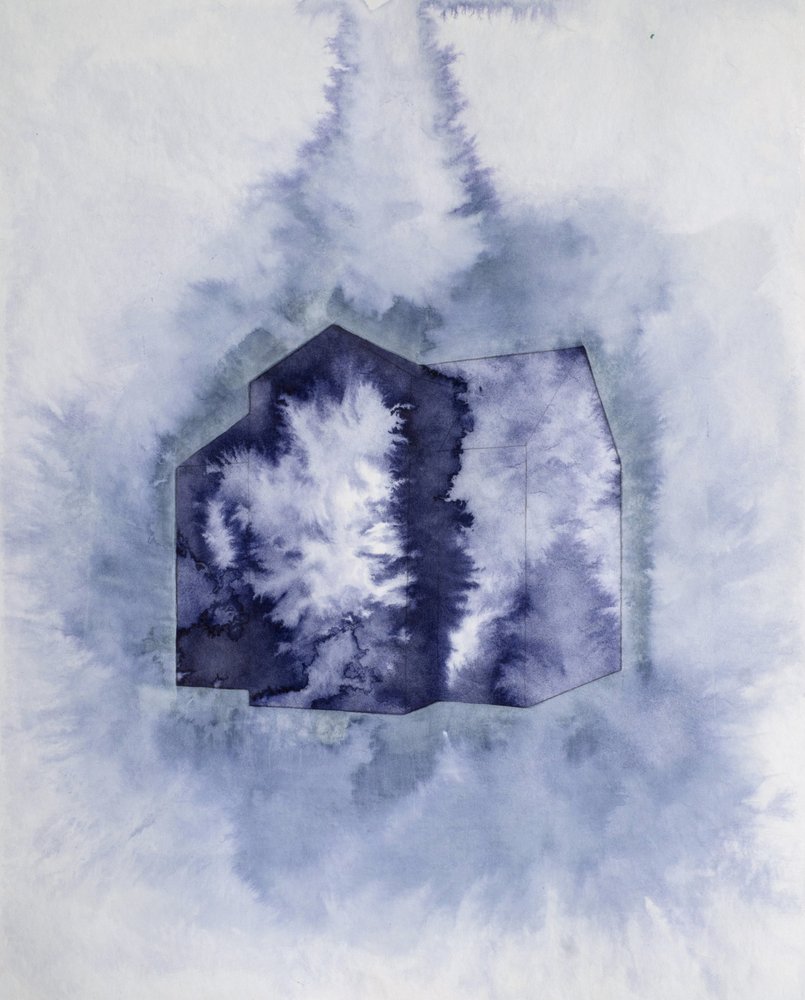 Dreamy Blue House by Joshua Hoskins