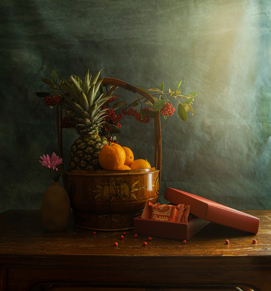 Festive Fruit and Gifts by Judy Tseng