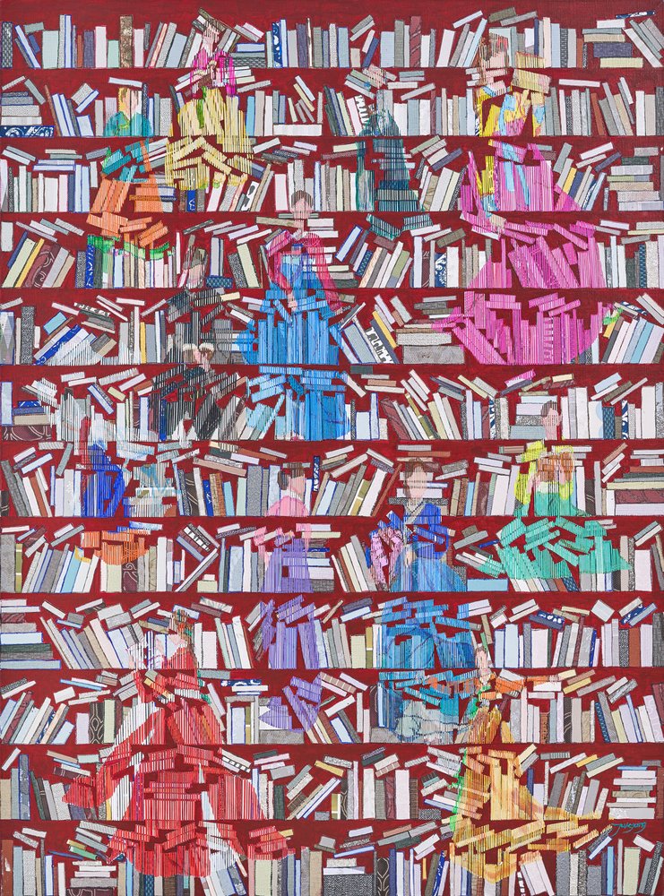 Bookshelf Hanbok Women by Jukyong Park