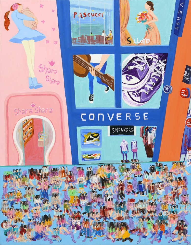 Bustling City Shops by Jukyong Park