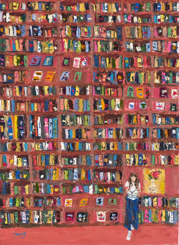 Colorful Bookshelf Reader by Jukyong Park
