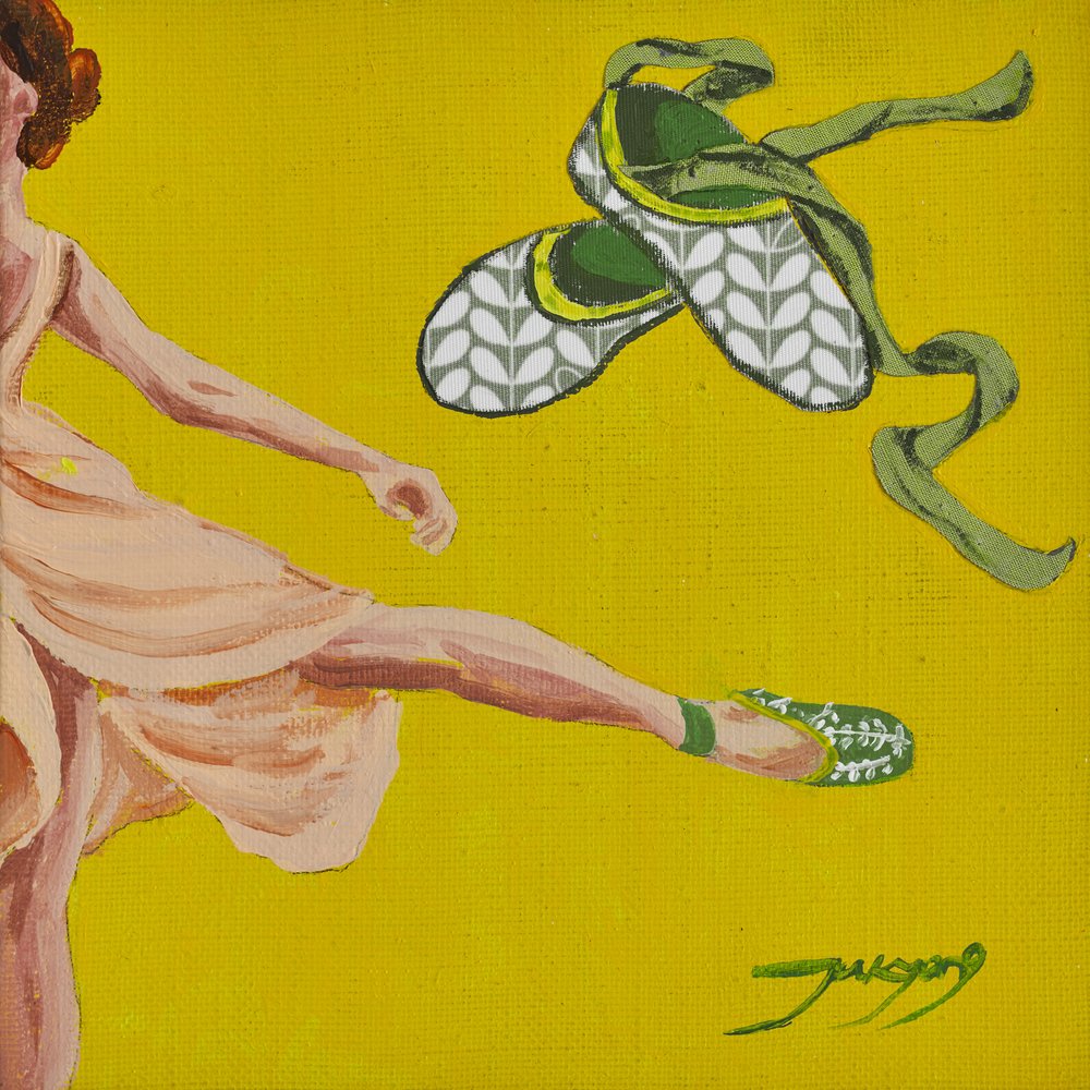 Dancing Ballerina Yellow by Jukyong Park