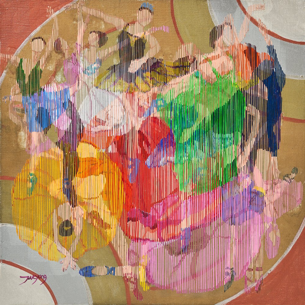 Dynamic Colorful Dancers by Jukyong Park