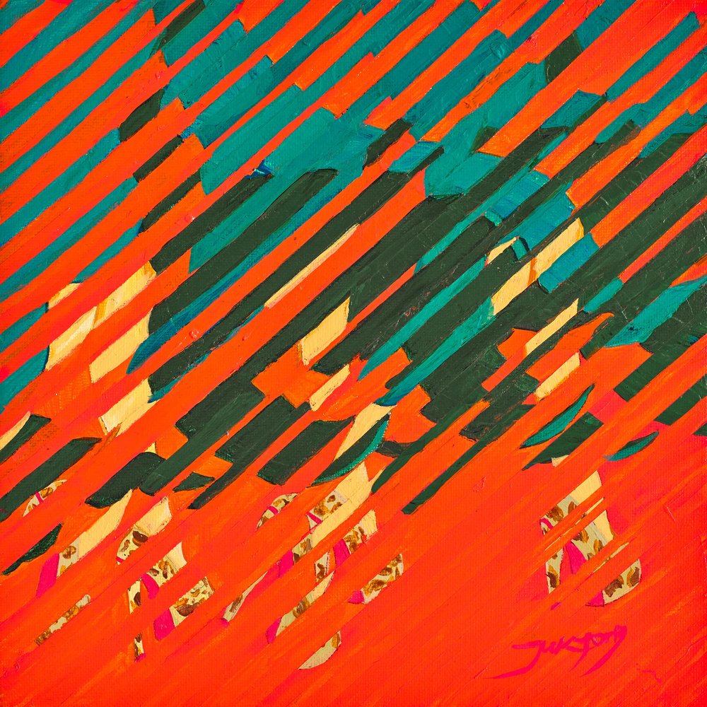 Dynamic Diagonal Stripes by Jukyong Park