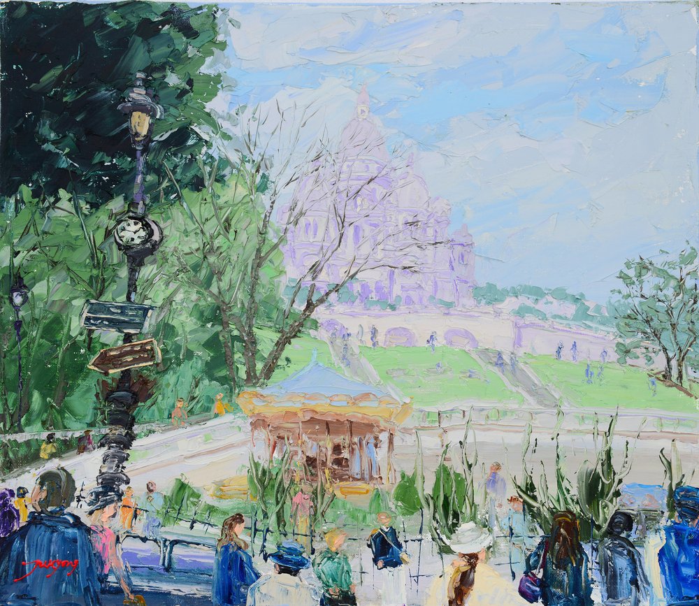 Sacre Coeur Montmartre Carousel by Jukyong Park