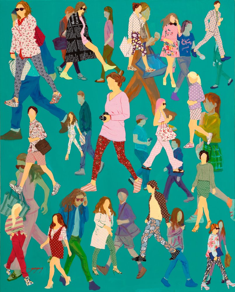 Urban Fashion Crowd by Jukyong Park
