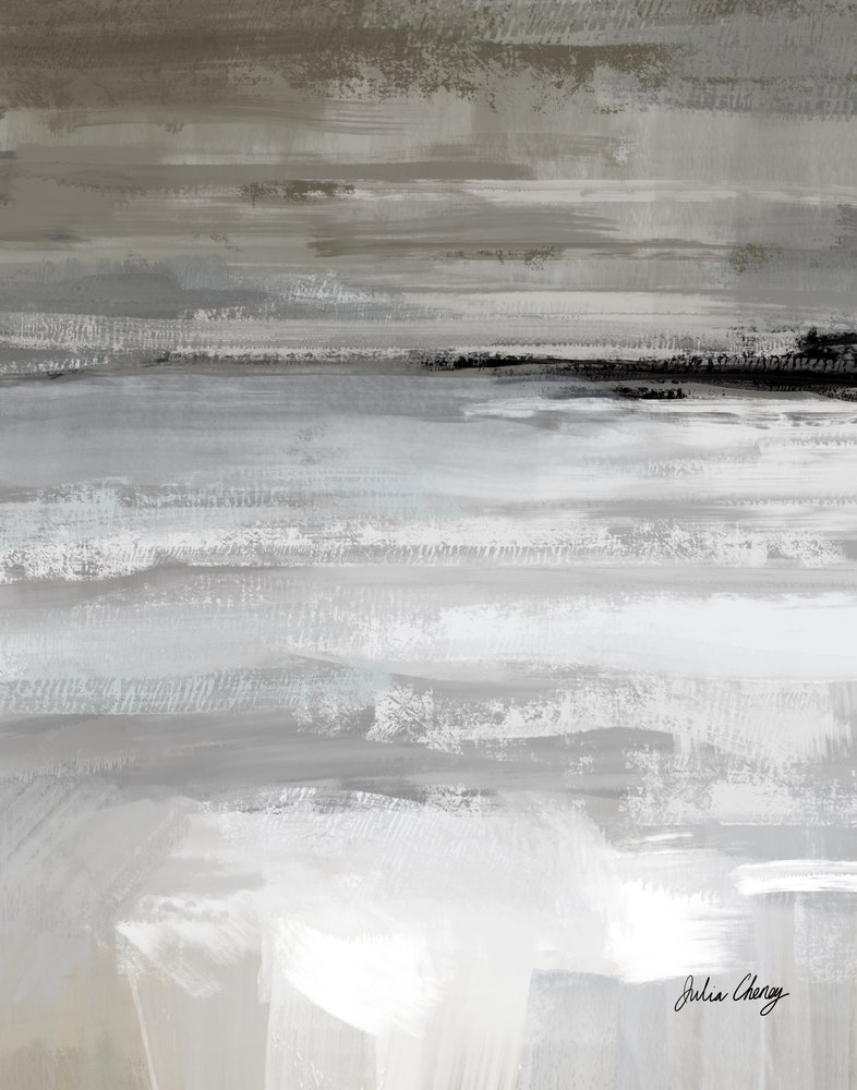 Muted Horizon Landscape by Julia Cheney