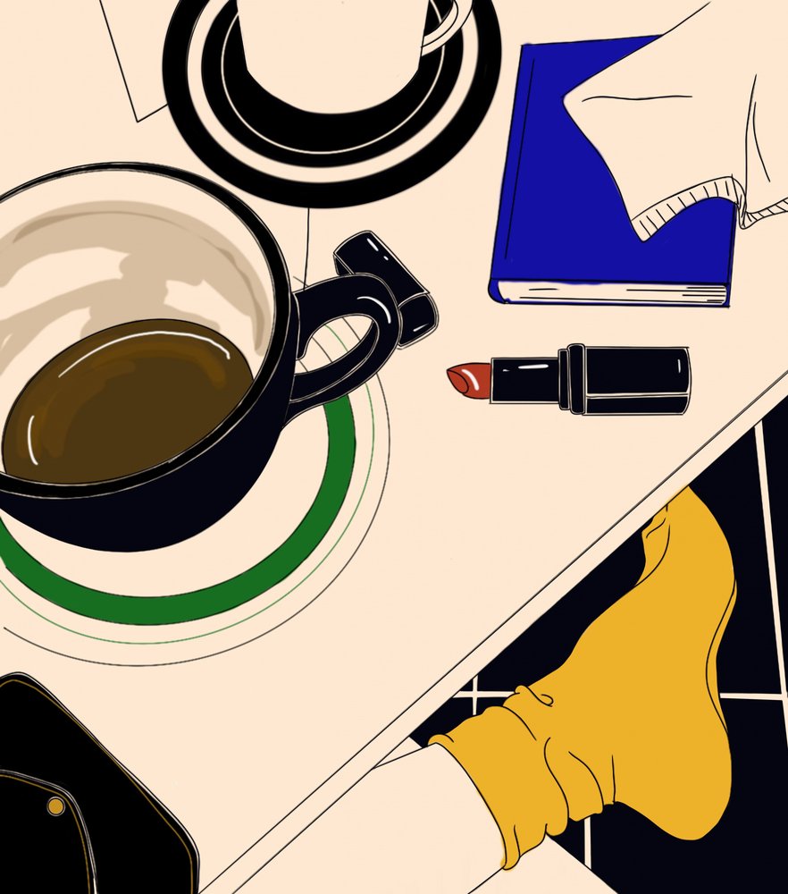 Relaxed Coffee Morning by Juliana Kokolari