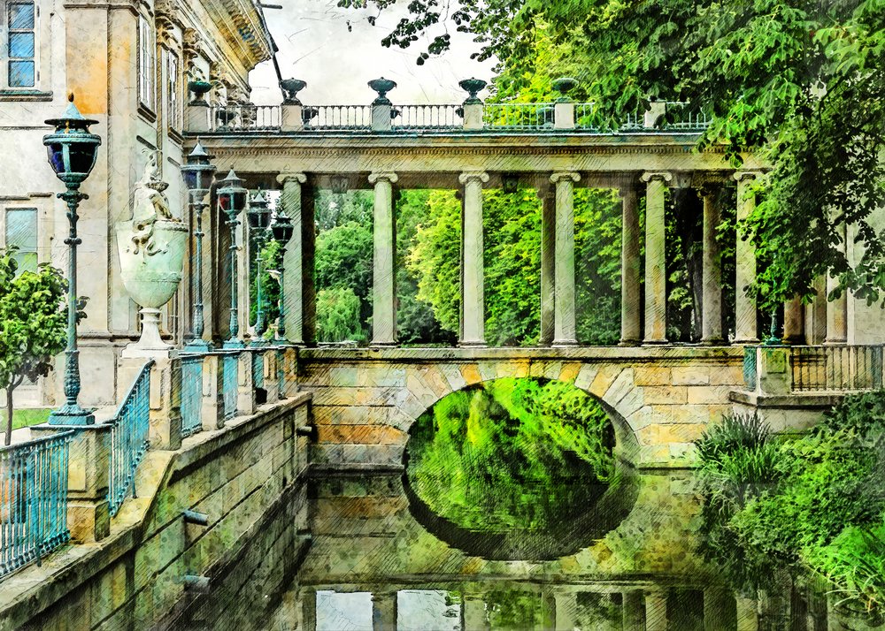 Classical Garden Bridge by Justyna Jaszke