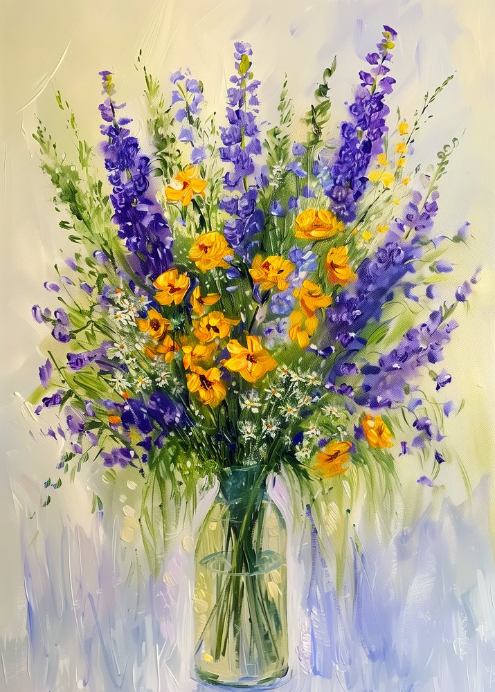 Vibrant Summer Bouquet by Justyna Jaszke