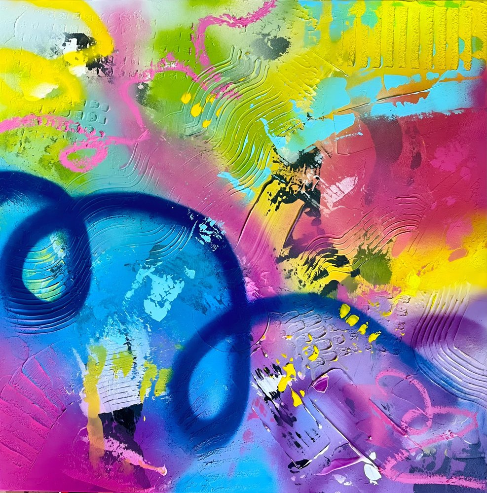 Vibrant Abstract Swirls by Kajsa Bergström