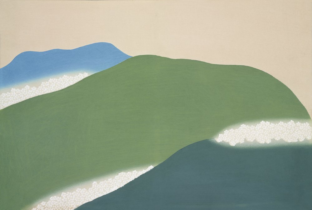 Green Mountains from Momoyogusa by Kamisaka Sekka