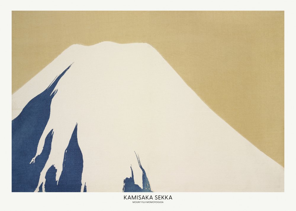 Mount Fuji from Momoyogusa by Kamisaka Sekka