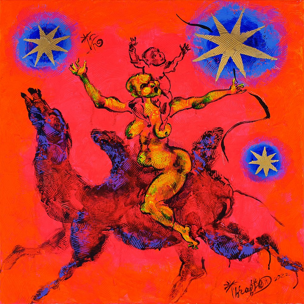 Celestial Camel Rider by Kanat Ibragimov