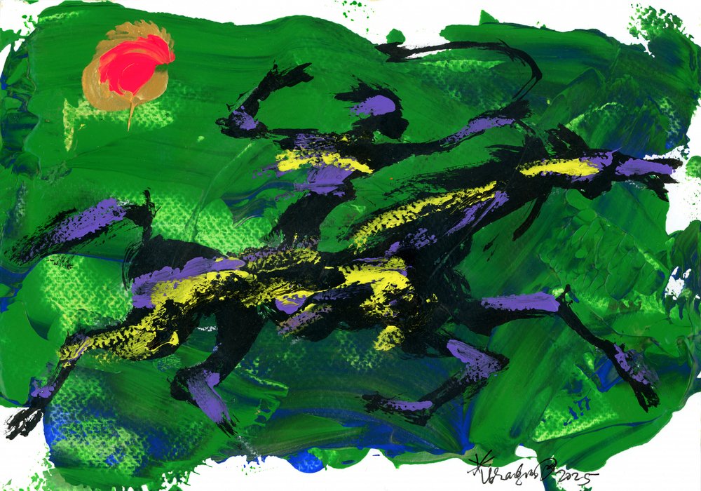 Dynamic Racing Horse by Kanat Ibragimov