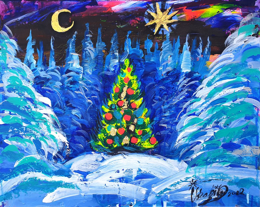 Magical Winter Night by Kanat Ibragimov