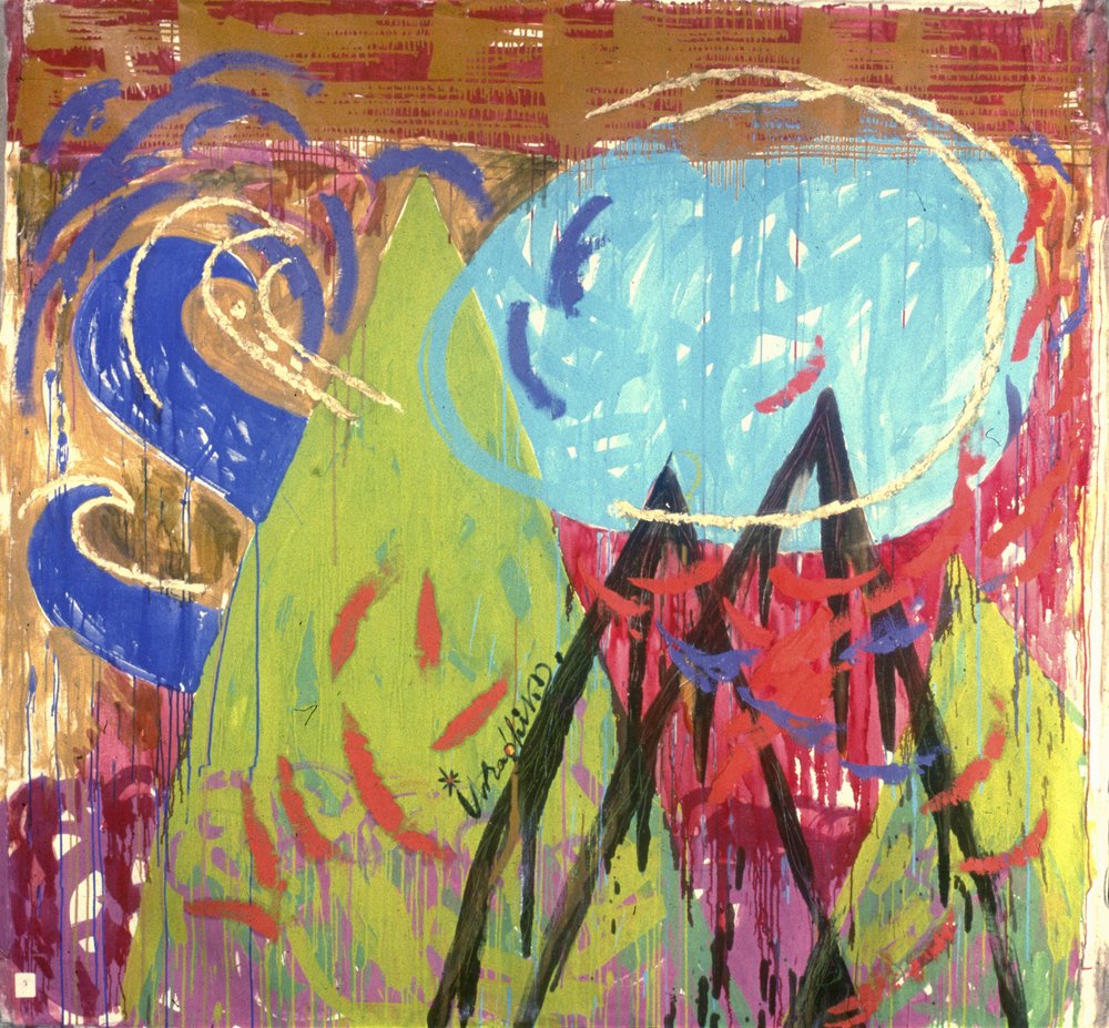 Vibrant Abstract Landscape by Kanat Ibragimov