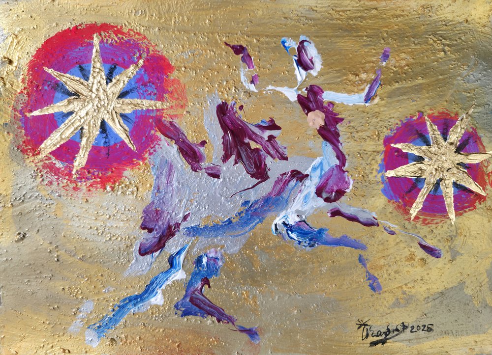 Vivid Cosmic Dance by Kanat Ibragimov