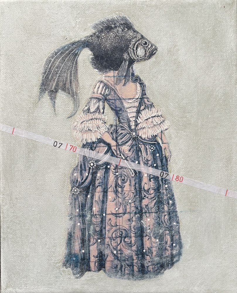 Surreal Fish Lady by Karenina Fabrizzi