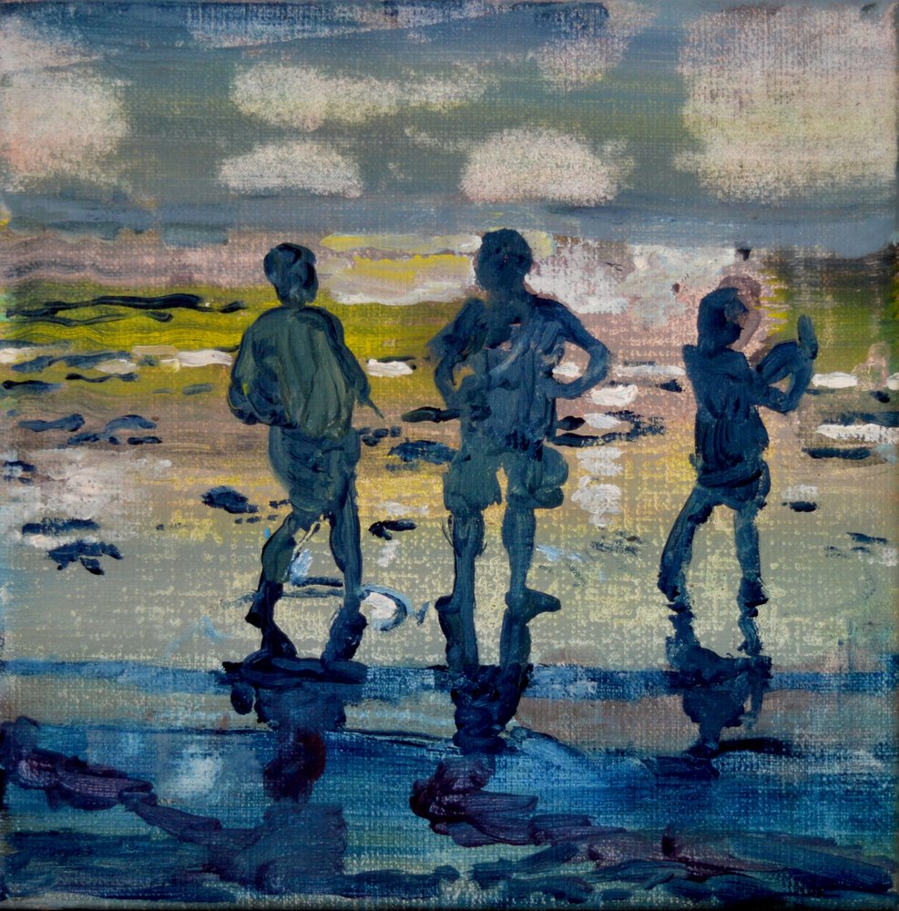 Coastal Reflections Sunset by Karin Bos