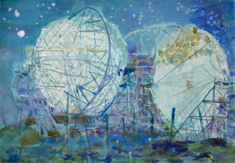 Dreamy Space Observatory by Karin Bos