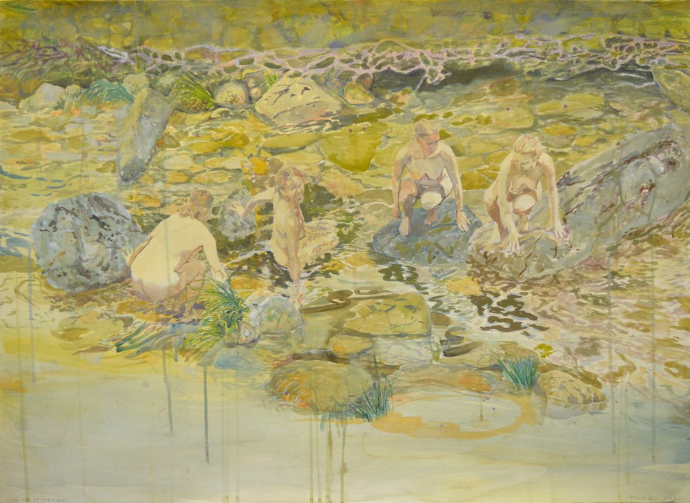 River Women Gathering by Karin Bos