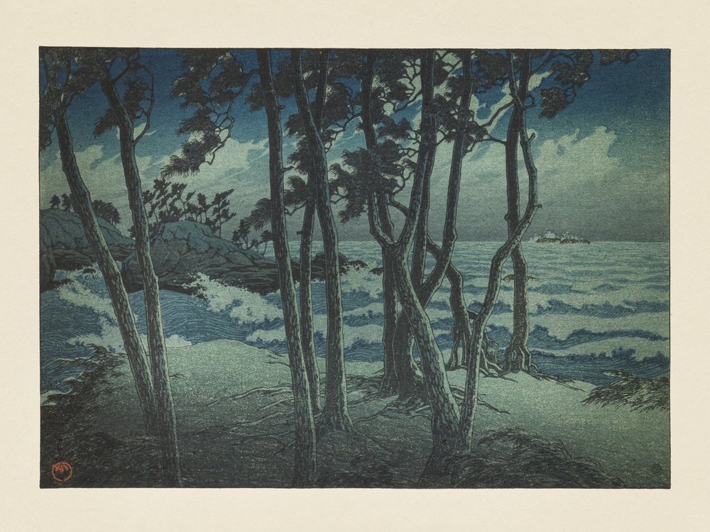 Hinomisaki, Izumo, from the Series “Souvenirs of Travels, Third Series” by Kawase Hasui
