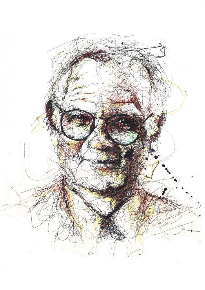 Expressive Scribble Portrait by Kiarra B