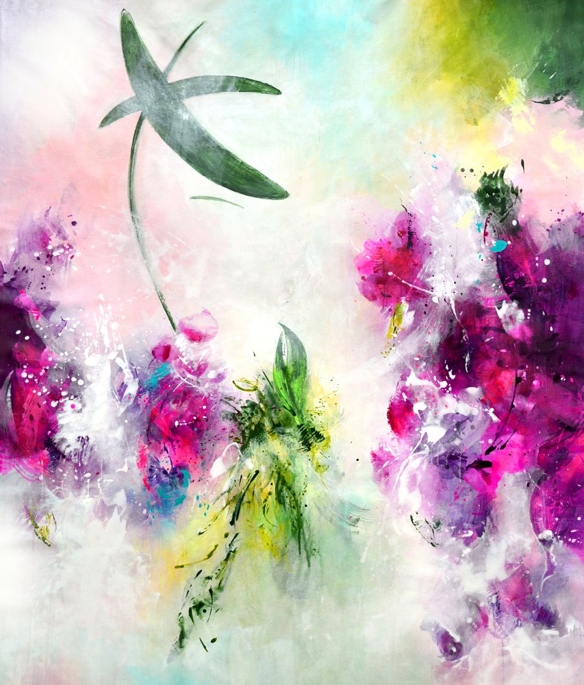 Vibrant Floral Dream by Kirsten Handelmann
