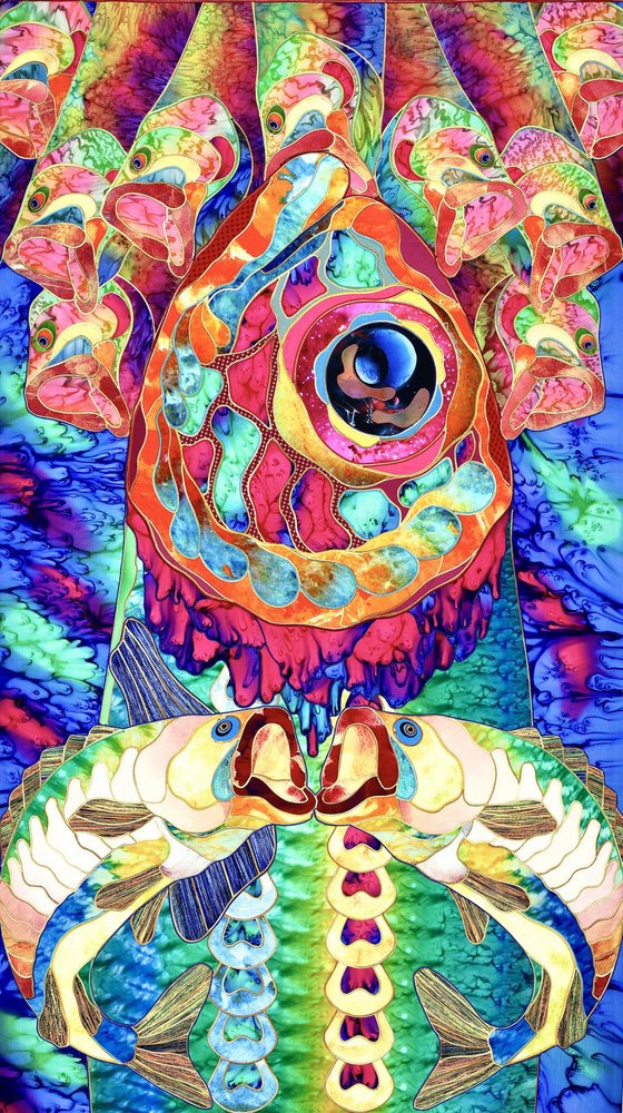 Vibrant Abstract Fish by Kostyantin Malginov