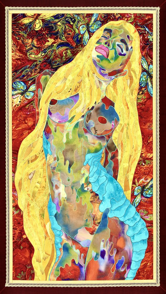 Vibrant Abstract Woman by Kostyantin Malginov