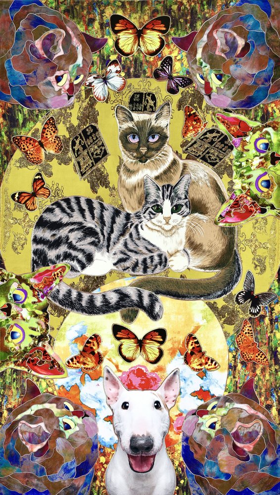 Whimsical Cat and Dog Friends by Kostyantin Malginov
