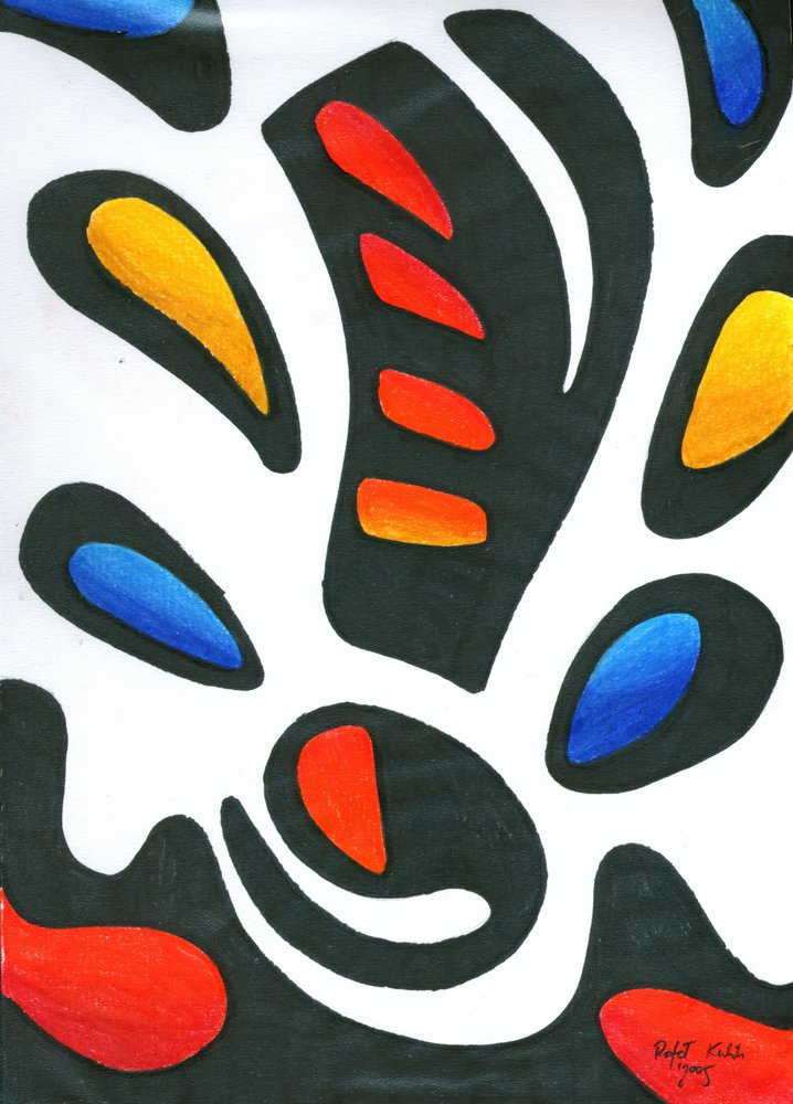 Abstraction Art Drawing Sketch 50 by Kulik