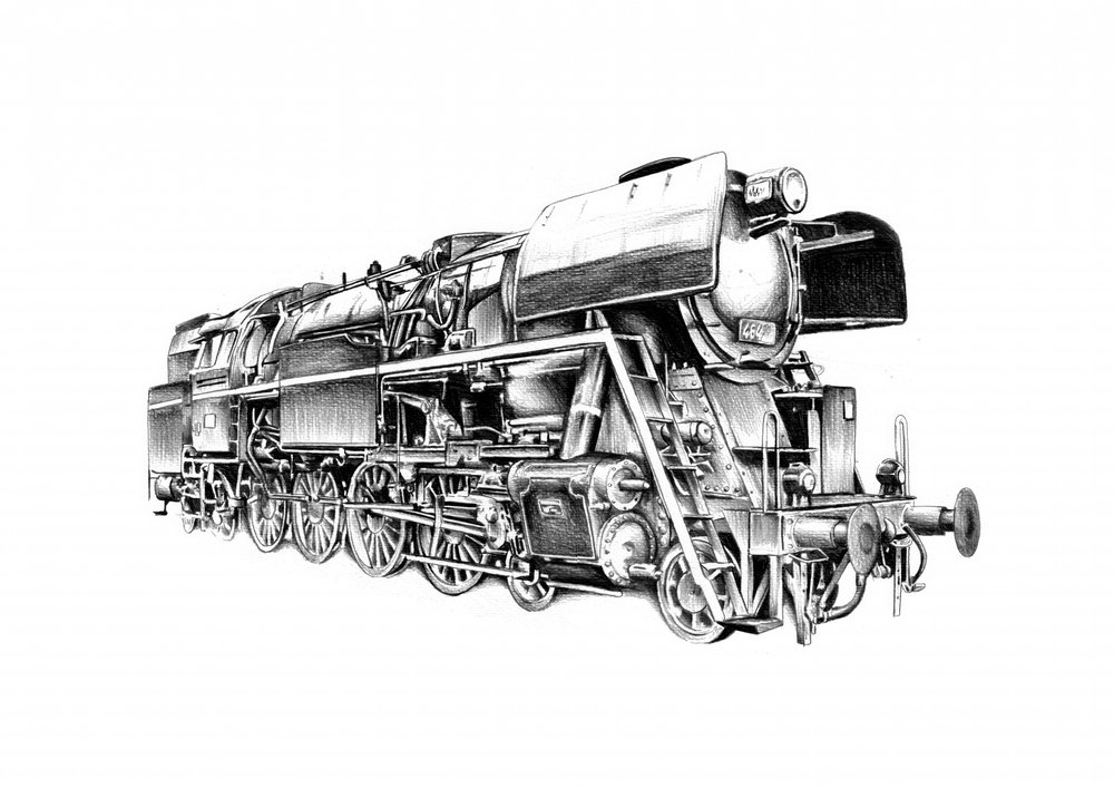 Classic Steam Locomotive by Kulik