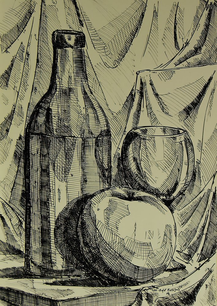 Classic Still Life Sketch by Kulik