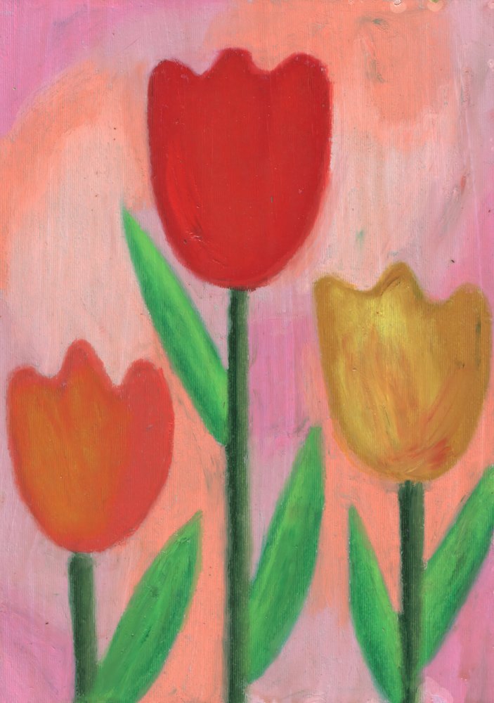 Colorful Spring Tulips by Kulik