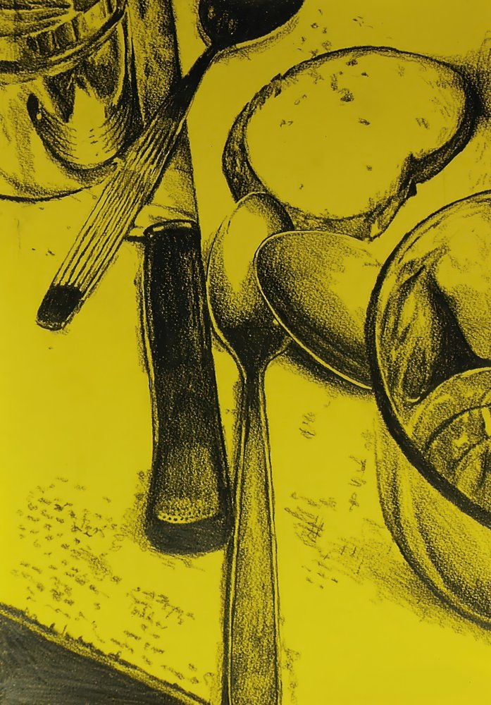 Graphic Kitchen Still Life by Kulik