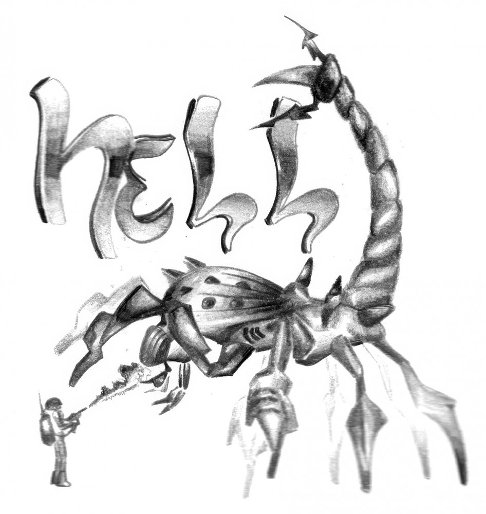 Hell Scorpion Battle by Kulik