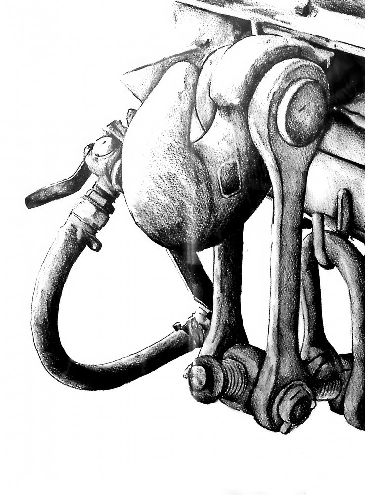 Industrial Machine Detail by Kulik
