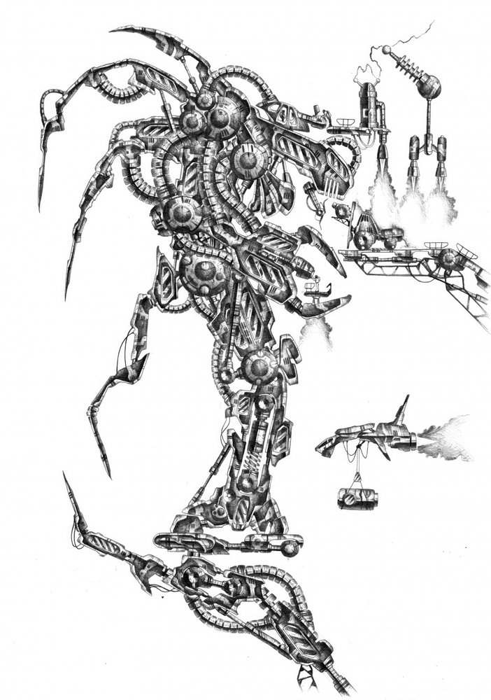Industrial Mechanical Golem by Kulik